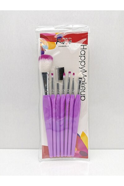 Roesıa Rose Cosmetics Rose 7'li Kartlı Makyaj Fırça Seti