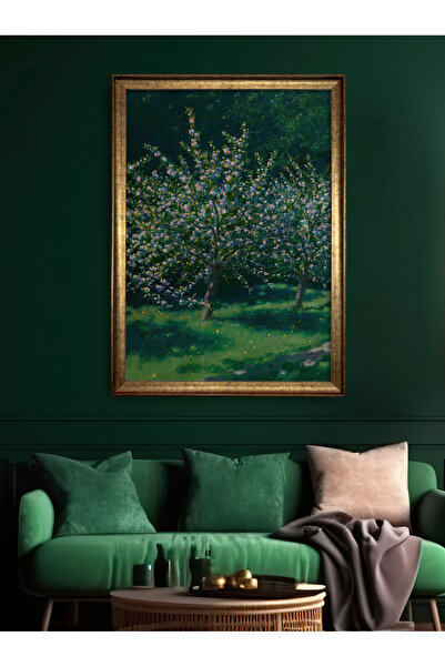 HOMEPACK Tekli Gold Premium Çerçeveli Kanvas Tablo, Özel Seri ROYAL010