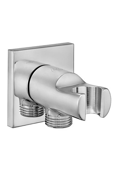 Eca Built-in Shower Outlet Square Rosette with Elbow Hanger102199603