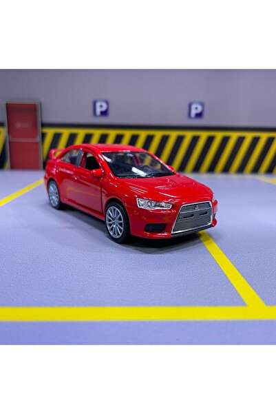 WELLY Mitsubishi Lancer EVO X 1/36 Ölçek Welly Diecast Metal Model Araba Oyuncak Araba Çek Bırak