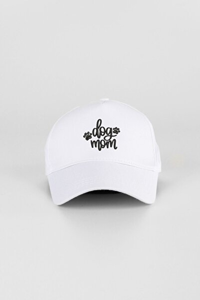 Kapin Dog Mom Cap Hat - White