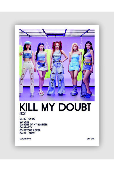 fırsatlar diyarı ITZY Kill My Doubt K-pop Duvar Posteri - Duvar Dekoru - Kalı...