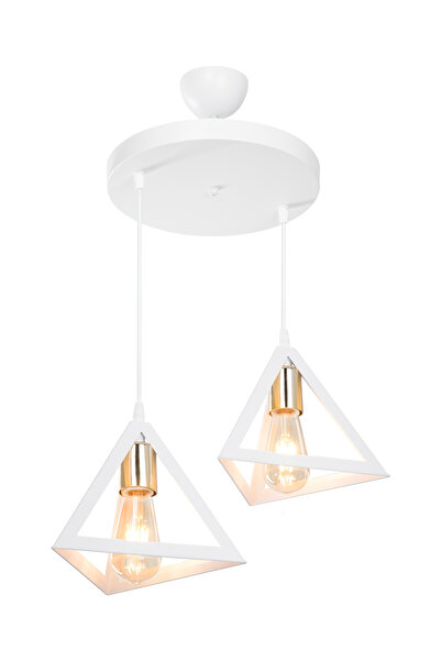 AG LightDesign Beyaz Sarkıt Avize Yatak Odası Salon Mutfak Koridor Lamba