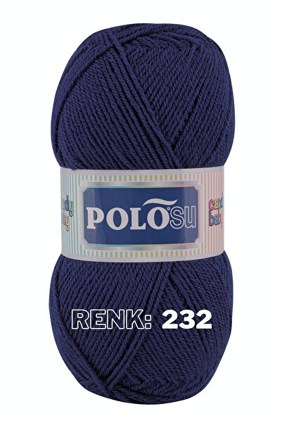 Polosu Candy Baby - Bebek El Örgü Ipliği 232 - Lacivert