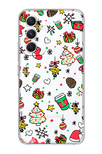 shoptocase Galaxy S23 Fe Uyumlu Yılbaşı Noel Hediyelik Telefon Kılıfı