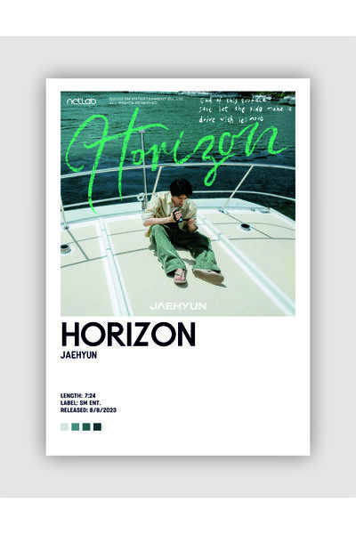 JAEHYUN Horizon K-pop Wall Poster - Wall Decor - Thick Paper - Frameless