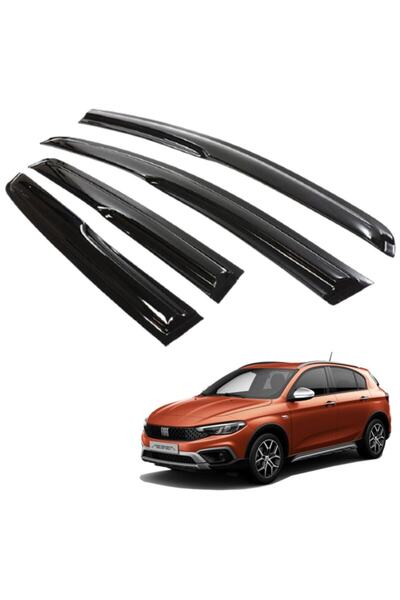 Genel Markalar Fiat Egea Cross Mügen Cam Rüzgarlığı 2021 Sonrası Uyumlu 4 Lü ...
