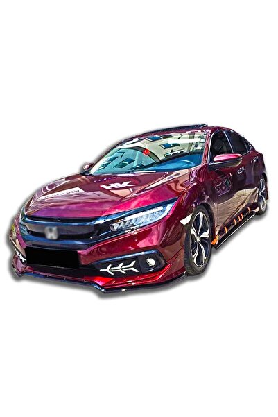 HYM TUNİNG Honda Civic Fc5 Mugen Makyajlı Ön Ek Abs Plastik Boyasız 2019-2021
