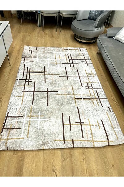 ESPİCAL HOME Elastic Carpet Cover Made of Soft Velvet Fabric