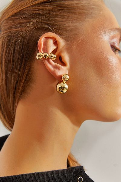 Bianco Lucci Women's Accessory Steel Ball Ball Cartilage Earring