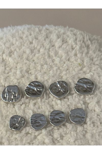 ODDA TASARIM ATÖLYESİ Blazer candy button set silver