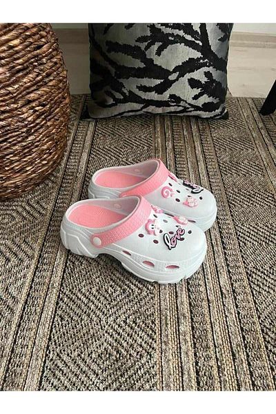 Behtah Kundura Χοντρή ψηλή σόλα Full Orthopedic Nurse Doctor Seaside Slippers με 8 τεμάχια σταυρωτό στολίδι δώρο