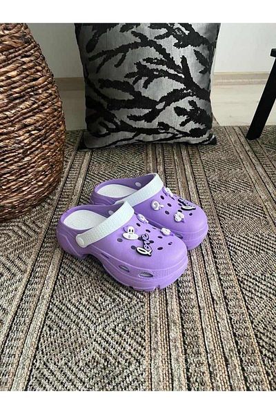 Behtah Kundura Thick High-Sole Full Orthopedic Nurse Doctor Beach Slippers with 8 Cross Ornament Gifts