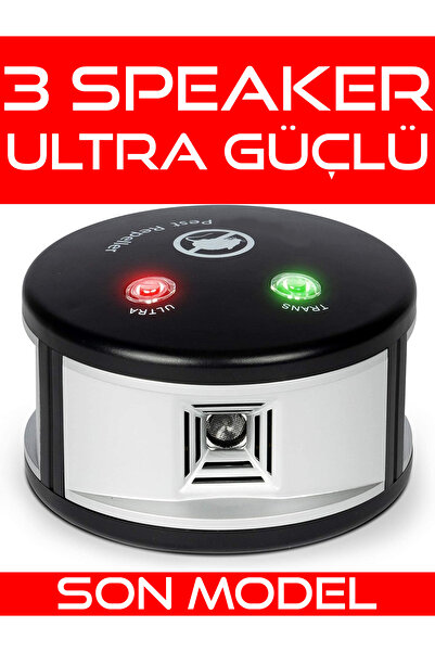 Tokyo 360 Derece Pro Ultrasonik Fare Kovucu Haşere Kovucu 3 Speakerlı Vs361n