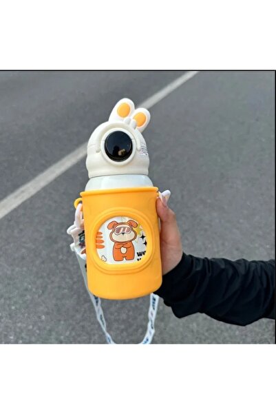 hediyeconcepti 500ml Sevimli Karikatür Paslanmaz Çelik 6-12 Saat Yalıtımlı As...