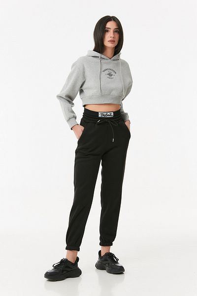 Fulla Moda Φούτερ Jogger με ελαστική μέση