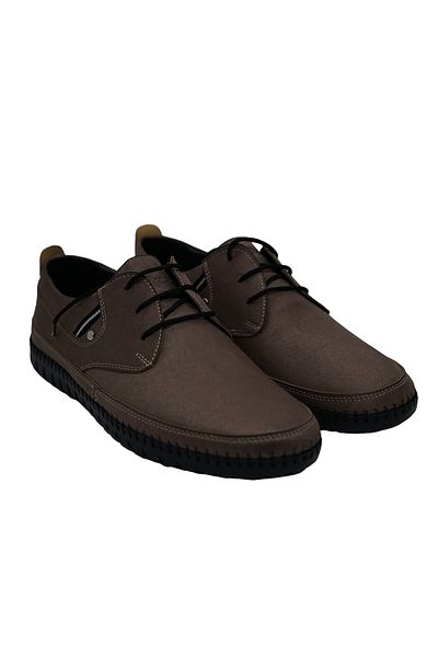 Black Vein Pantofi casual pentru bărbați, ultra confortabili, cu șireturi, din piele de căprioară de nurcă BVA-37