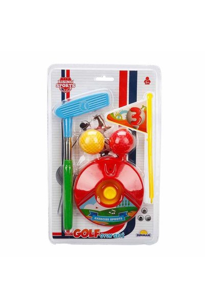 Sunman Mini Golf Game Set - Yellow Ball Pit