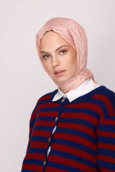 VALORSCARF SOFT POWDER QOZA PATTERN SILKY JACQUARD SHAL