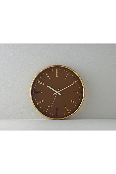 English Home Ekru Tina Duvar Saati Mavi Klasik 29 x 29