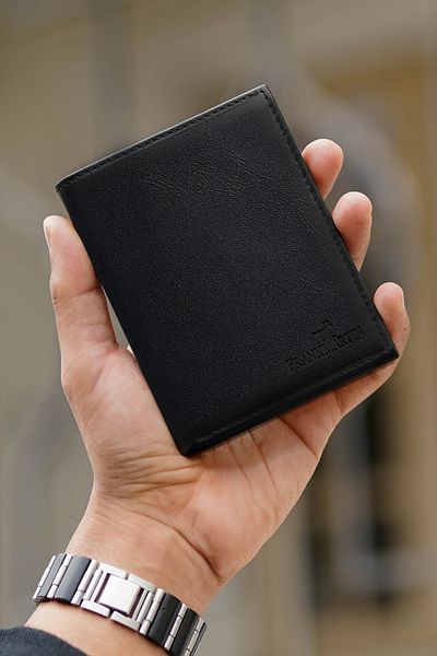 Frank Martin Stylish Leather Men's Wallet with Original Box, Paper and Coin Compartment