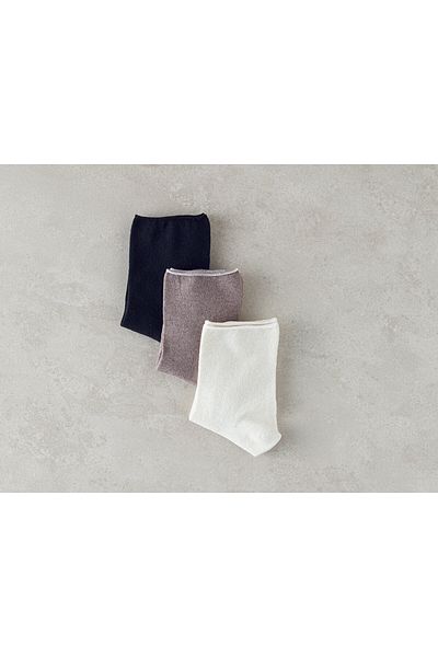 English Home Set de șosete Mira pentru femei, bej-ecru-negru, 3 piese