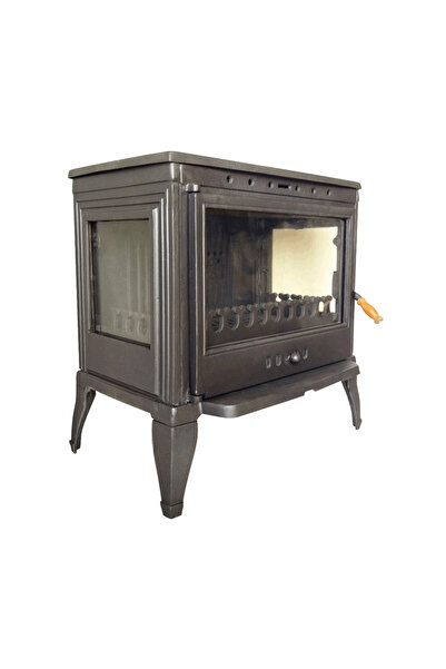 Kural Döküm Retro 3 Tarafı Camlı Döküm Şömine