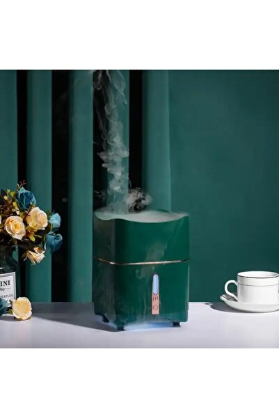Enshall Yeni Model 500ml Aroma Yayıcı Difüzör Led Işıklı Aromaterapi Hava Nem...