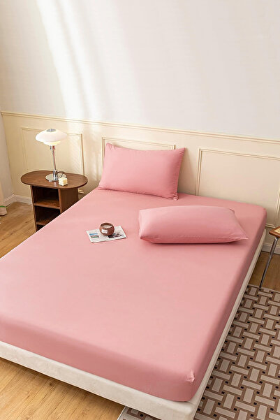 Evlen Home Collection Ranforce Fabric 100% Cotton Single / Double Elastic She...