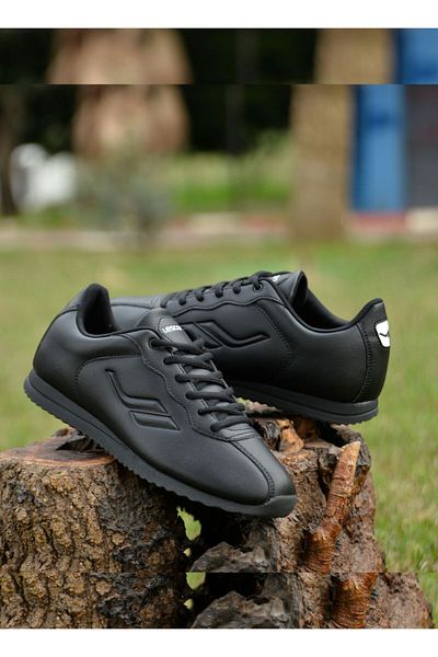 Lescon Unisex Winter Waterproof, Guaranteed Anti-Slip Sole Orthopedic Light Comfortable Black Style Sports Shoes