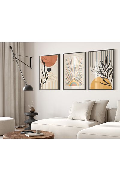 TekTablo Set de pictură înrămată, modele de pictură pentru decorarea casei