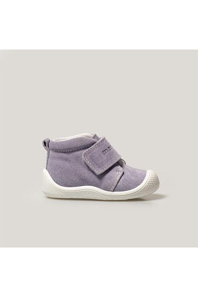 Merli&Rose Велурени ботуши Stride First Step | Люляк