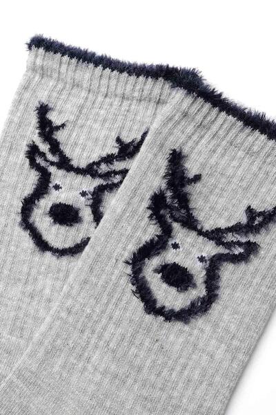 Aytuğ Women's Modal Single Gray Socks a 41091 g