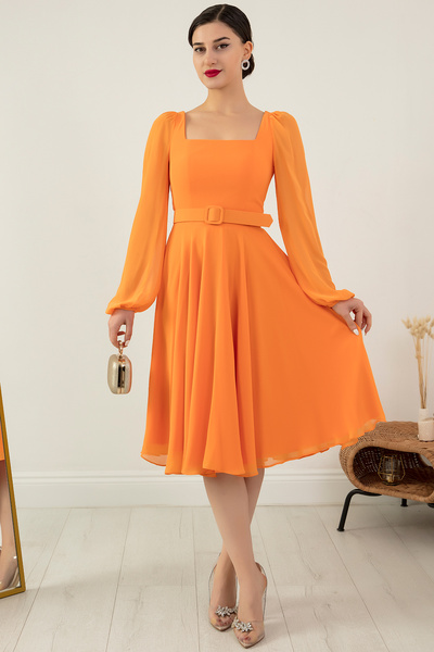 PULLIMM Сукня-сифон з квадратним вирізом Dns1302