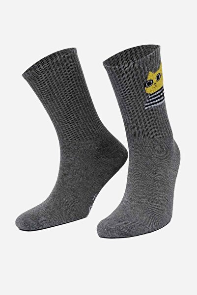 Aytuğ Kadın Modal Tekli Gri Soket Çorap A 42056 G