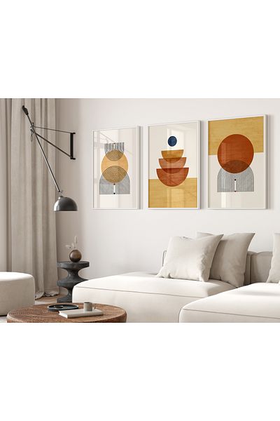 TekTablo Set de pictură înrămată, modele de pictură pentru decorarea casei
