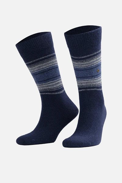 Aytuğ Мъжки единични чорапи до глезена от овча вълна (LAMBSWOOL), тъмносини, A 25095 L