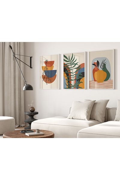 TekTablo Set de pictură înrămată, modele de pictură pentru decorarea casei
