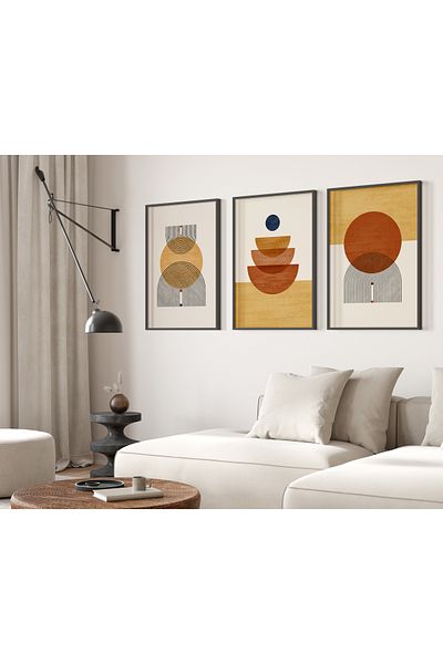 TekTablo Set de pictură înrămată, modele de pictură pentru decorarea casei