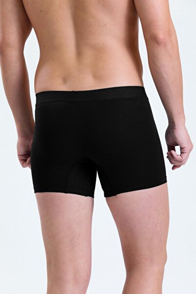 Mısırlı Erkek Bambu 2'li Siyah/siyah Boxer M Bxr Ss 5