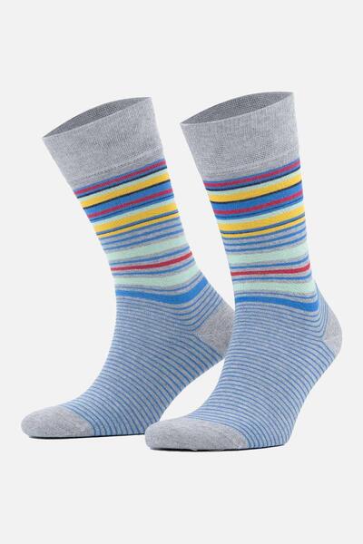 Aytuğ Erkek Pamuklu Tekli Gri Melanj Soket Çorap A 11031 Gm