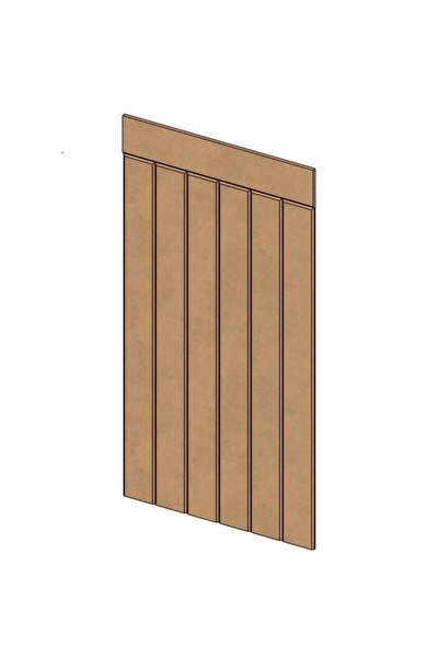 U Atölye Dekoratif Duvar Paneli, Boyanabilir Ahşap 5mm Ham Mdf Duvar Paneli (...