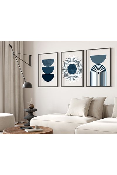 TekTablo Set de pictură înrămată, modele de pictură pentru decorarea casei