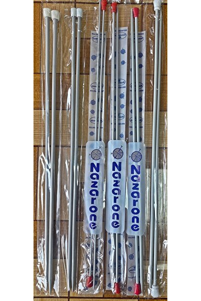 hobim42 35 Cm Klasik Lüx Örgü Şiş Seti 6 Adet (2.5/3/3.5/4/4.5/5)