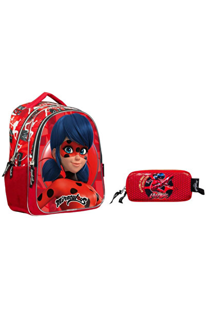 Famebag Σετ Σχολική τσάντα και μολυβοθήκη Miraculous Primary and Secondary Ed...