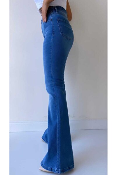 LİMABEL Medium Flare Leg Jeans High Waist Spanish Jeans