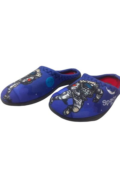 GEZER Boy's Sax Red Robot Figured Indoor Slippers