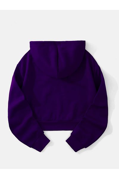 Ginevra Hanorac oversize Los Angeles, cu glugă, cu glugă, cu fleece în interior