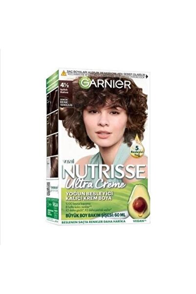 Garnier Nutrisse Ultra Creme Saç Boyası 4 1/2 Işıltılı Kahve