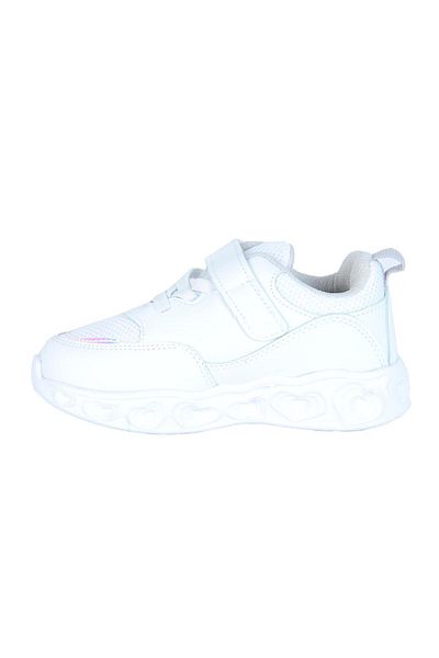 M.P. MP 241-3217 Pantofi sport pentru fete cu velcro alb